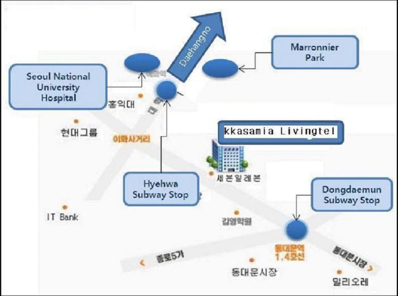 Anamia Hostel Seoul Ngoại thất bức ảnh